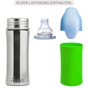 Vorschaubild Pura kiki Edelstahl Trinklernflasche ab 6 M - grün