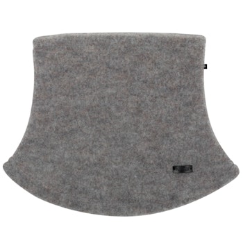 Loopschal Wolle Fleece grau