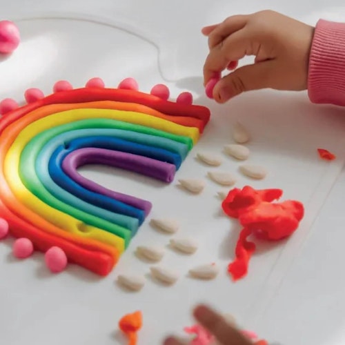 KNETÄ® Set aus Knete, Stempeln und Rolli