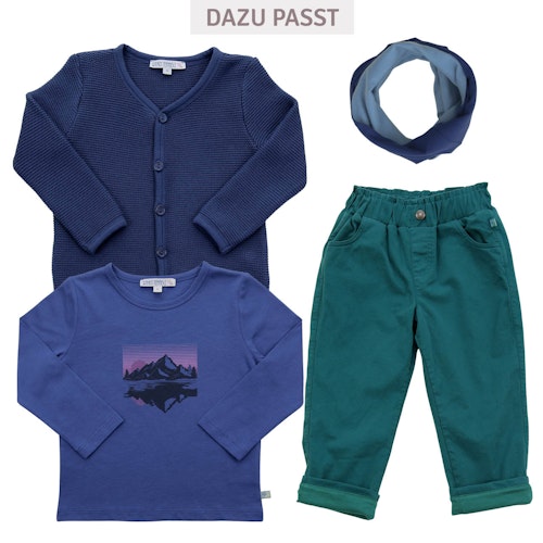 Langarmshirt Bagger-Druck