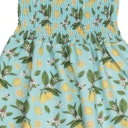 Vorschaubild Leichtes Trägerkleid Musselin Zitronen hellblau