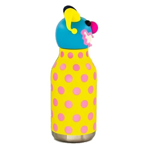 Spookies Edelstahltrinkflasche mit Trinkhalm Clown 460 ml