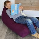 Vorschaubild Sitzsack für Kinder lila - 119 x 52 x 70 cm