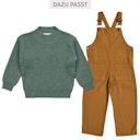 Vorschaubild Robuste Latzhose Twill