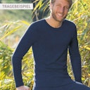 Vorschaubild Herren Wolle Seide Langarmshirt