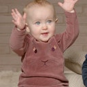 Vorschaubild Velour Pullover Tiermotiv