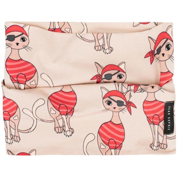 Schlauchschal Piraten Katze beige