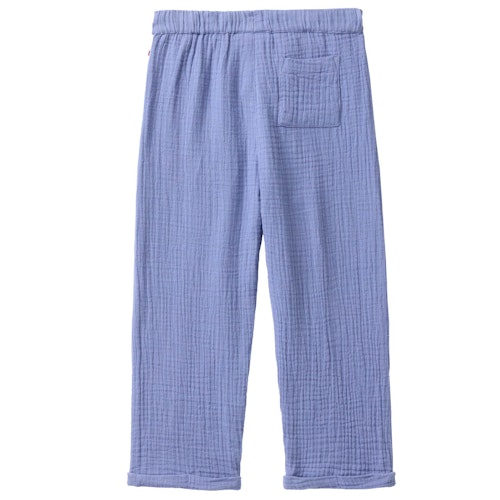 Leichte Musselin Hose blau