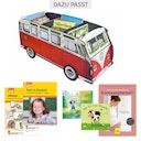 Vorschaubild Bücherbox & Aufbewahrung - Bus VW T1 rot