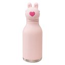 Vorschaubild Bestie Bottle Edelstahltrinkflasche mit Trinkhalm Hase 460 ml