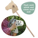 Vorschaubild Steckenpferd Holz Einhorn