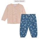 Vorschaubild Leichte Babyhose Chambray Blumen