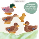 Vorschaubild Ente Hals lang Holzfigur 4 cm