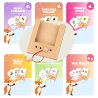 Lochkasten Starterset ab 4 Jahren mit 6 Kartensätzen