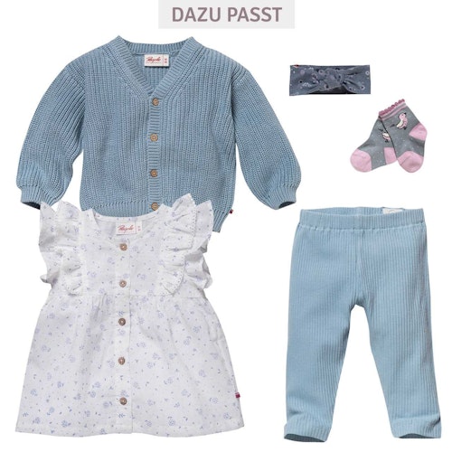Leichte gewebte Bluse Blümchen