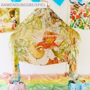 Vorschaubild Riesiges Spieltuch Seide Beatrix Potter Peter Hase 137x274