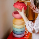 Vorschaubild Stapelstein® Special Mini rainbow pastel 6+1 kleine Elemente