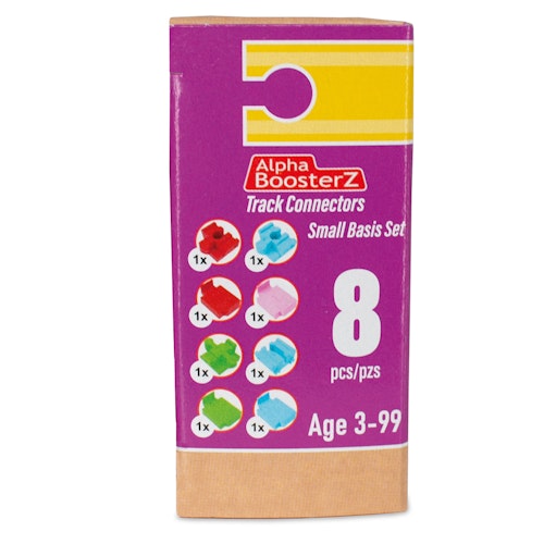 Verbindungsstücke Holzeisenbahn Basis-Set 8 Teile