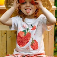 Erdbeer Shirt kurzarm