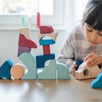 Kleiner Baukasten Wave 22 Elemente im Rahmen