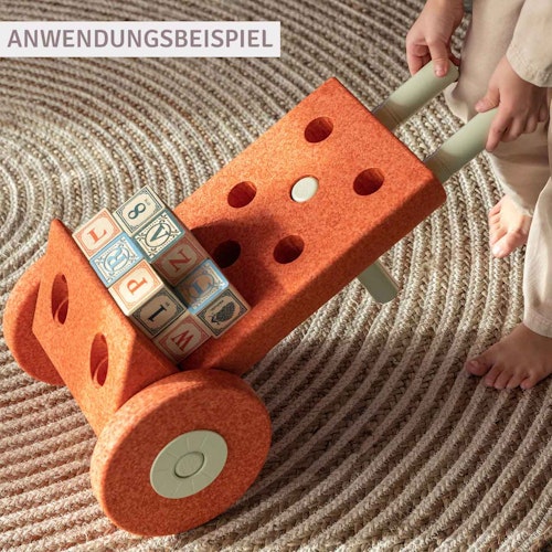 Modu Bauspielzeug Set 33 Teile 0-6 Jahre orange
