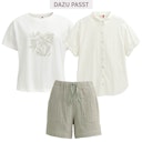 Vorschaubild Luftige Damen Musselin Shorts