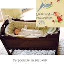 Vorschaubild Kopfschutz Babybett schadstofffrei "Maus/Zitrone"