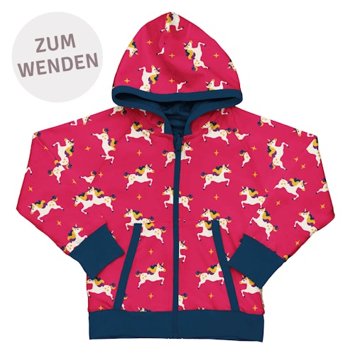 Kapuzenjacke zum Wenden Regenbogen