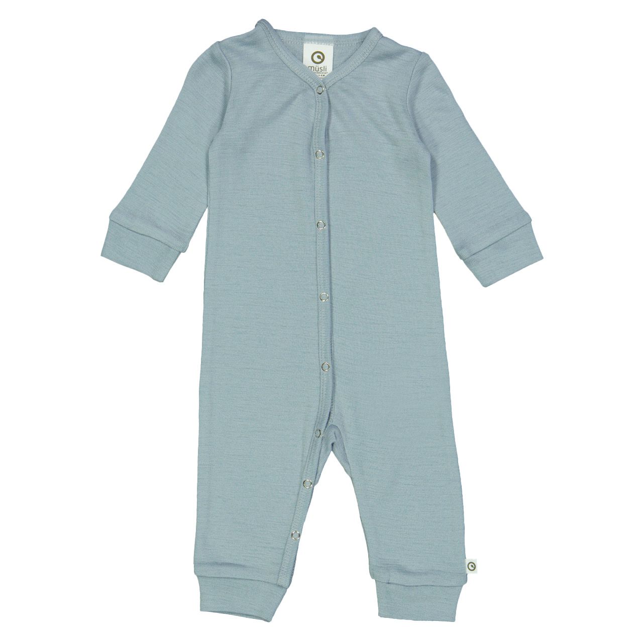 Strampler langarm Wolle