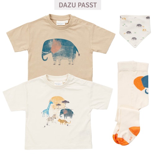 Streifen Strumpfhose mitwachsend