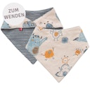 Vorschaubild Wende Dreiecktuch Monster taupe