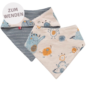 Wende Dreiecktuch Monster taupe