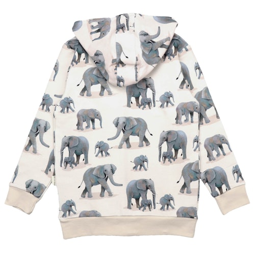 Leichte Sweatjacke Elefanten-Alloverdruck