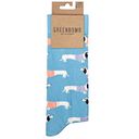 Vorschaubild Socken Dackel hellblau 41/46