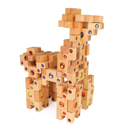 Farbtreppen 40 Stück im Holzrahmen 32 x 22 cm