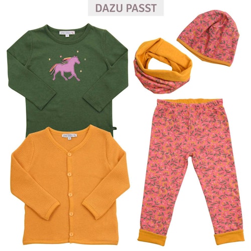 Langarmshirt Schmetterling-Stickerei