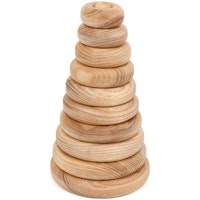 Steckturm aus Eschenholz - Ringe 18,5 cm