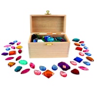 Funkelschatz in Truhe 14 x 7cm  mit 72 Teilen