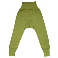 Leggings Cosilana Wolle/Seide Bündchen lang Uni