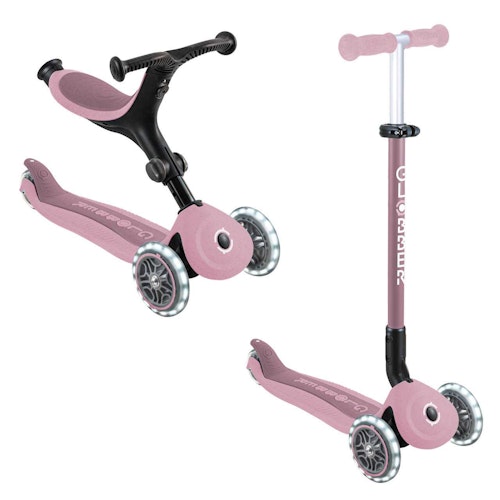 3in1 Kinderfahrzeug Globber Go-Up Active Lights Eco Beere ab 15 M