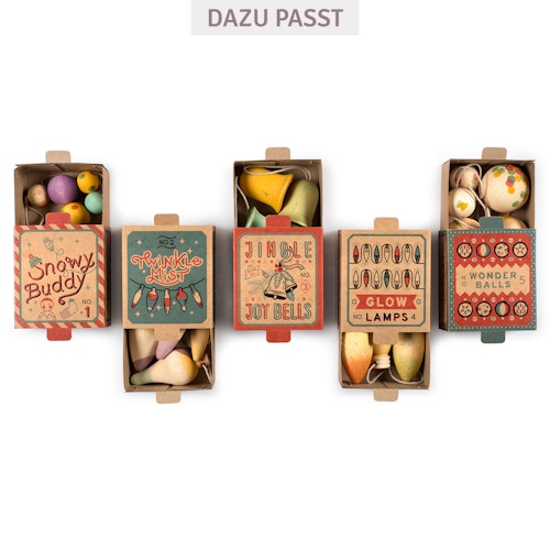 Holz Ornamente Weihnachtsbaumschmuck Jingle Joy Bells