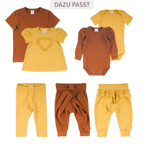 Langarmbody Puffärmel Blumenprint