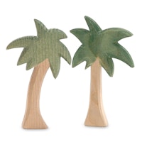 MINIATUR 12 cm Palmengruppe 2 Teile für Weihnachtskrippe