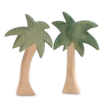 MINIATUR 12 cm Palmengruppe 2 Teile für Weihnachtskrippe