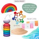 Vorschaubild Stapelstein® Winter Special Mini rainbow classic 6+1 kleine Elemente