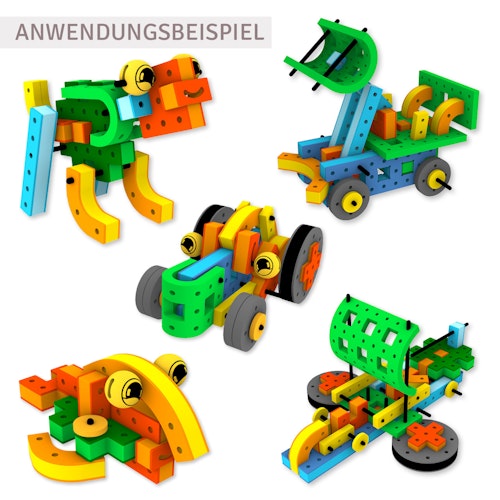 Kreatives Bauset aus Schaumstoff 84 Teile - Voyager