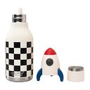 Vorschaubild Bestie Bottle Edelstahltrinkflasche mit Trinkhalm Rakete 460 ml