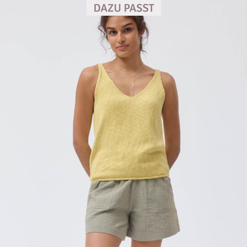 Luftige Damen Musselin Shorts