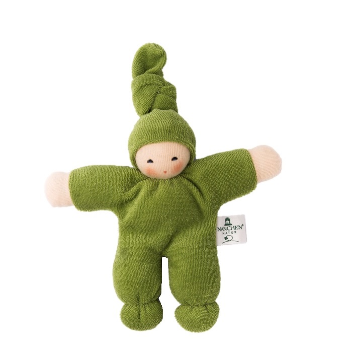 Klassiker! Frottee-Pimpel - grün