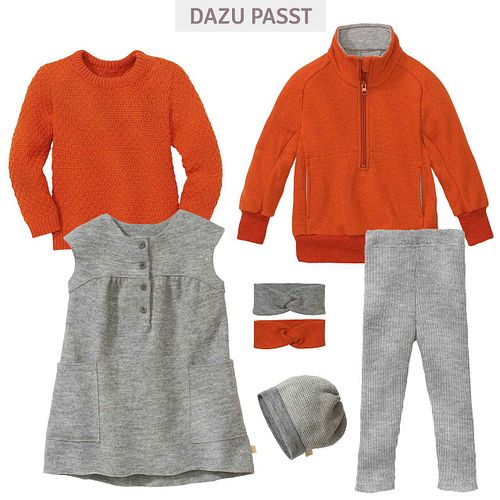 Pullover Disana Strick langarm Merinowolle
